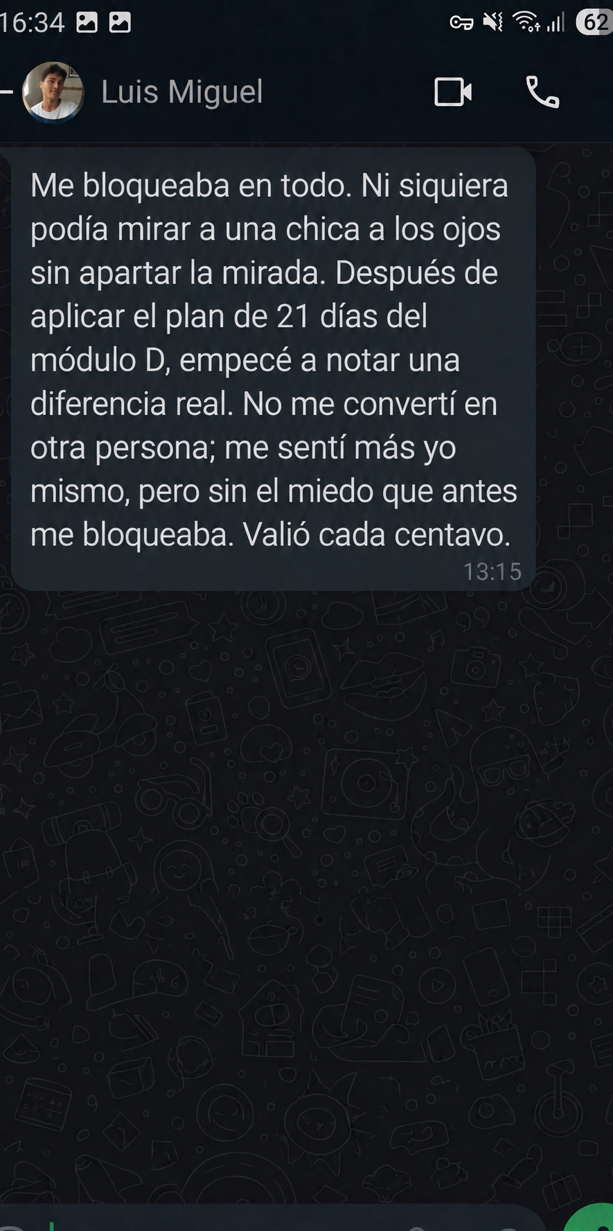 Testimonio de Luis Miguel